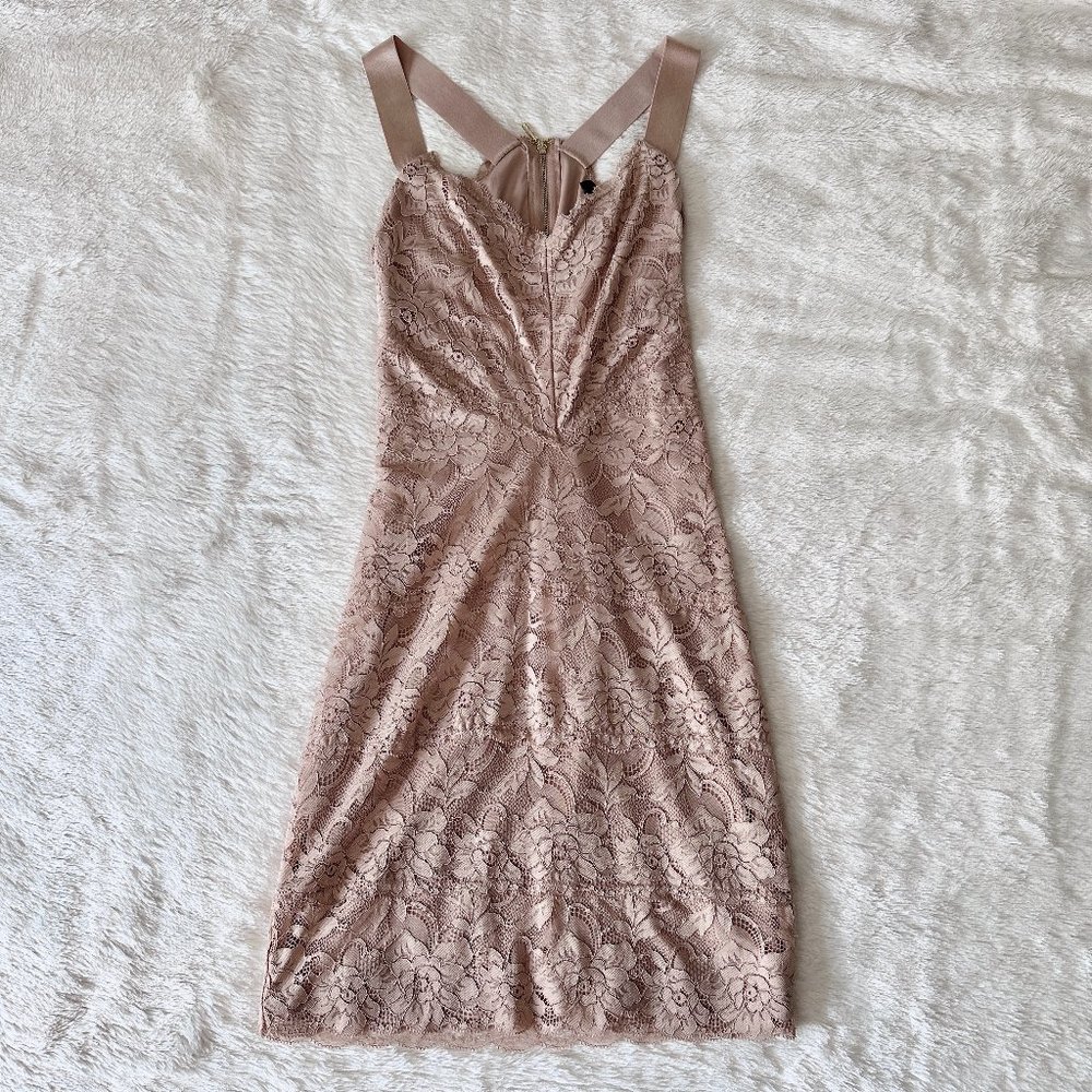 GUESS Lace Mini Bodycon Dress